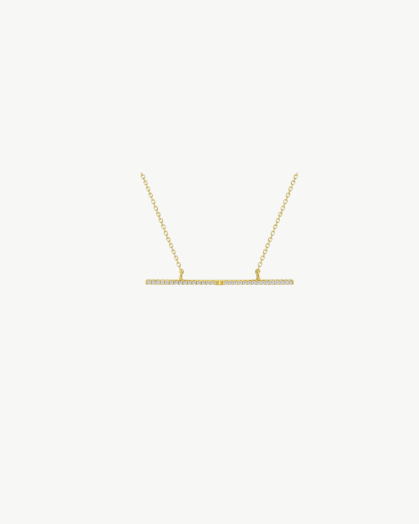 Silver 925 T Zirconia Necklace