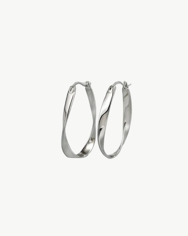 Silver 925 Hoop Earrings