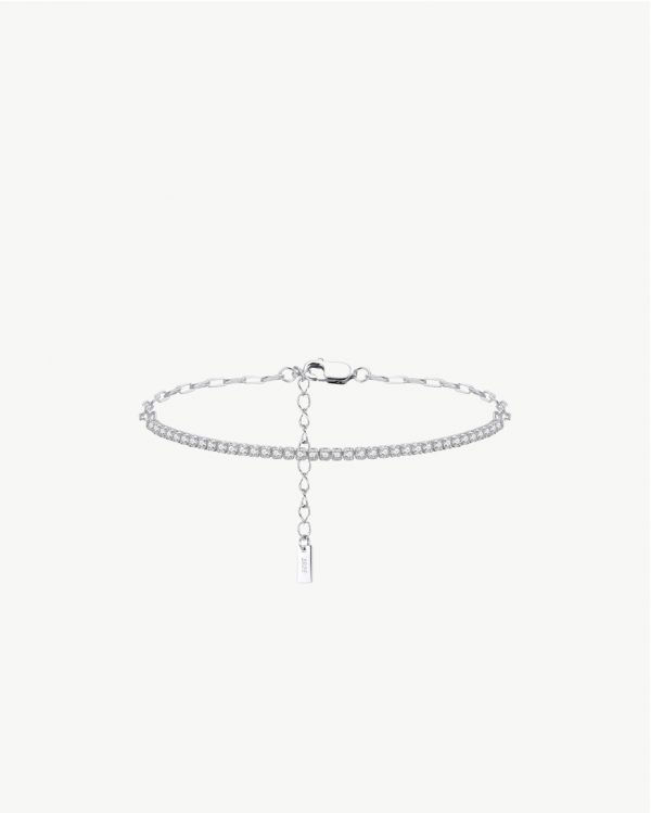 Silver 925 Elegant Zirconia Bracelet