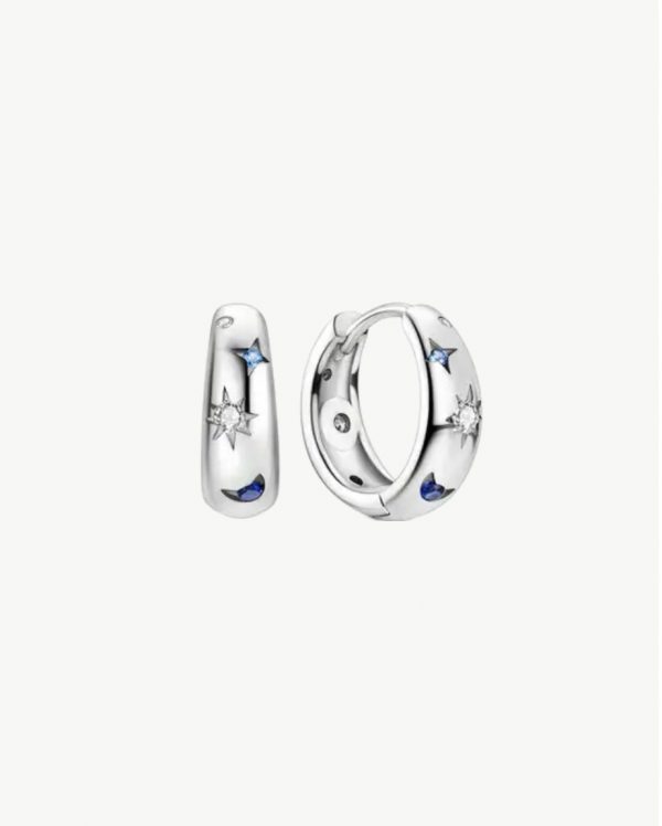 Silver 925 Milimalist Hoop Earrings