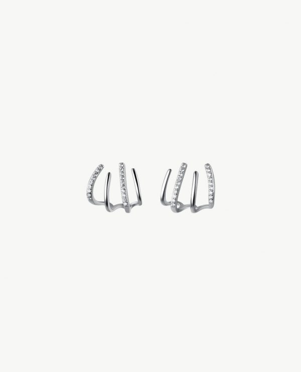 Silver 925 Zirconia Stud Earrings