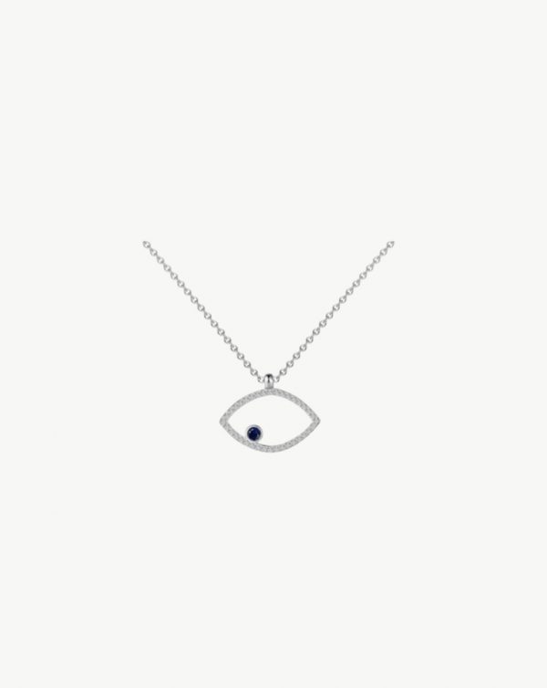 Silver 925 Evil Eye Necklace